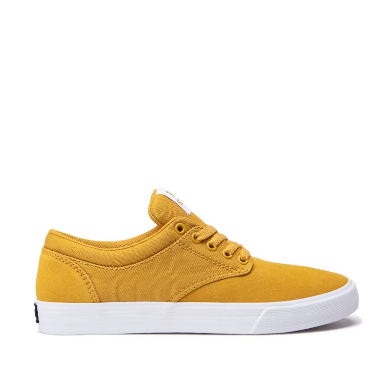 Supra Chino Skatesko Herre Gul | 8XHVF7L