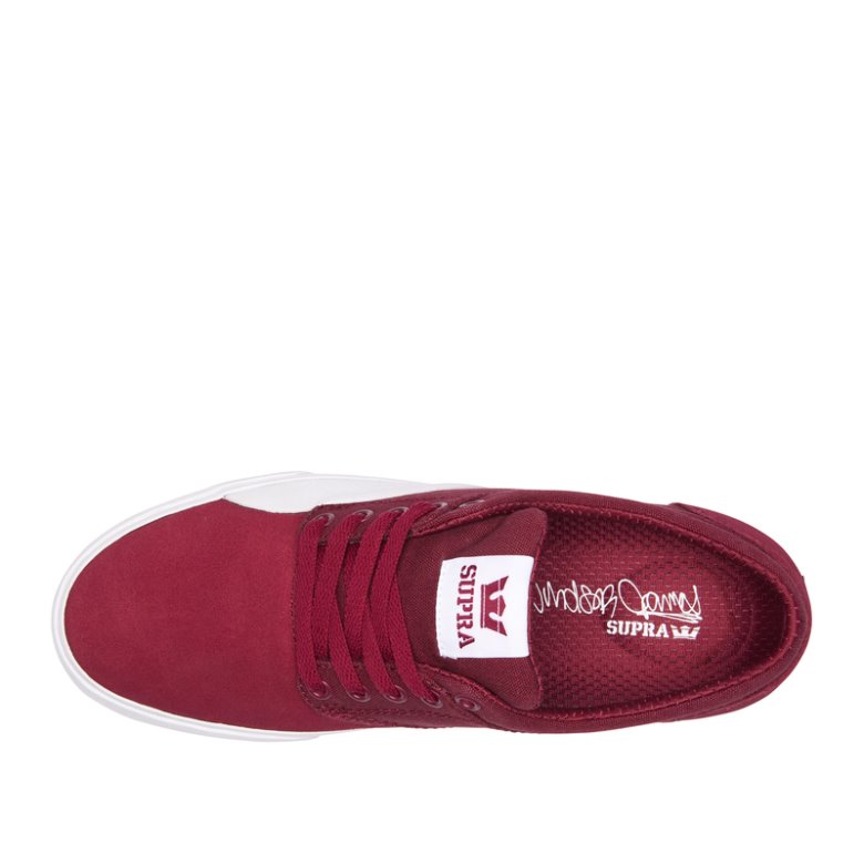 Supra Chino Skatesko Herre Rød | 1TWKGN4