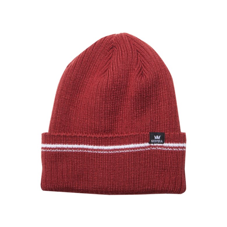 Supra Chopper Beanie Caps Dame Rød | 7EEWDND