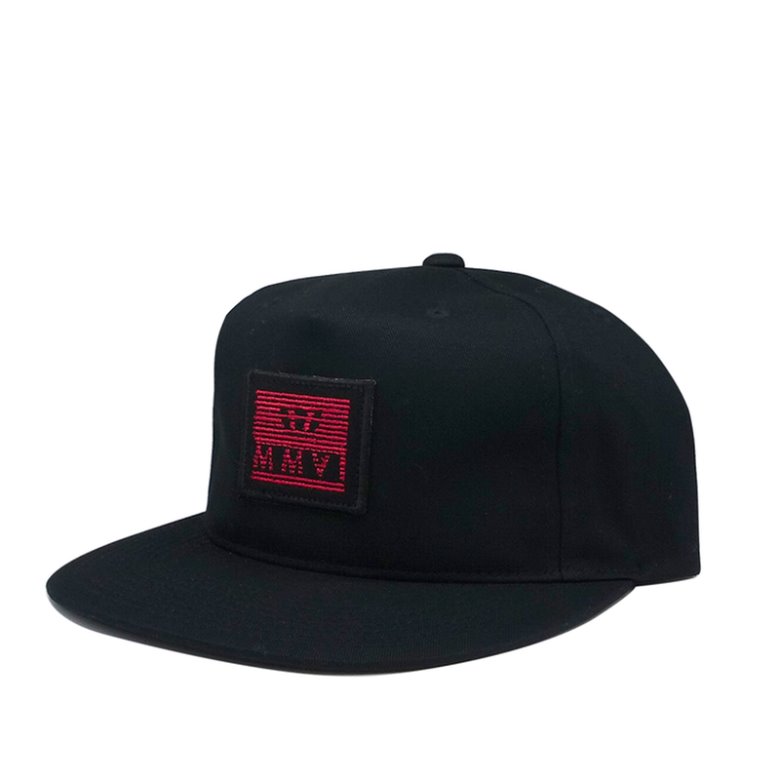 Supra Crown Jewel Patch Slider Caps Herre Svarte Rød | JFQ0IOO