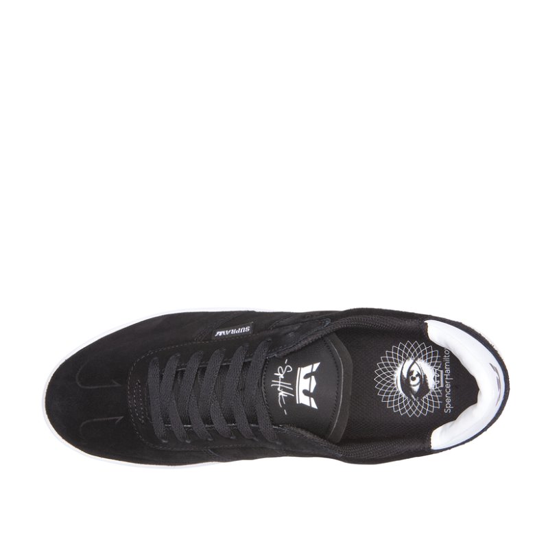 Supra Elevate Skatesko Dame Svarte Hvite | B1SYXW9