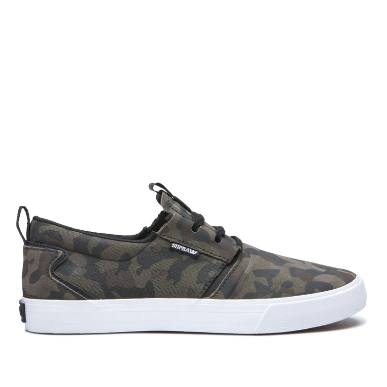 Supra Flow Skatesko Dame Camouflage Svarte | XIF8VML