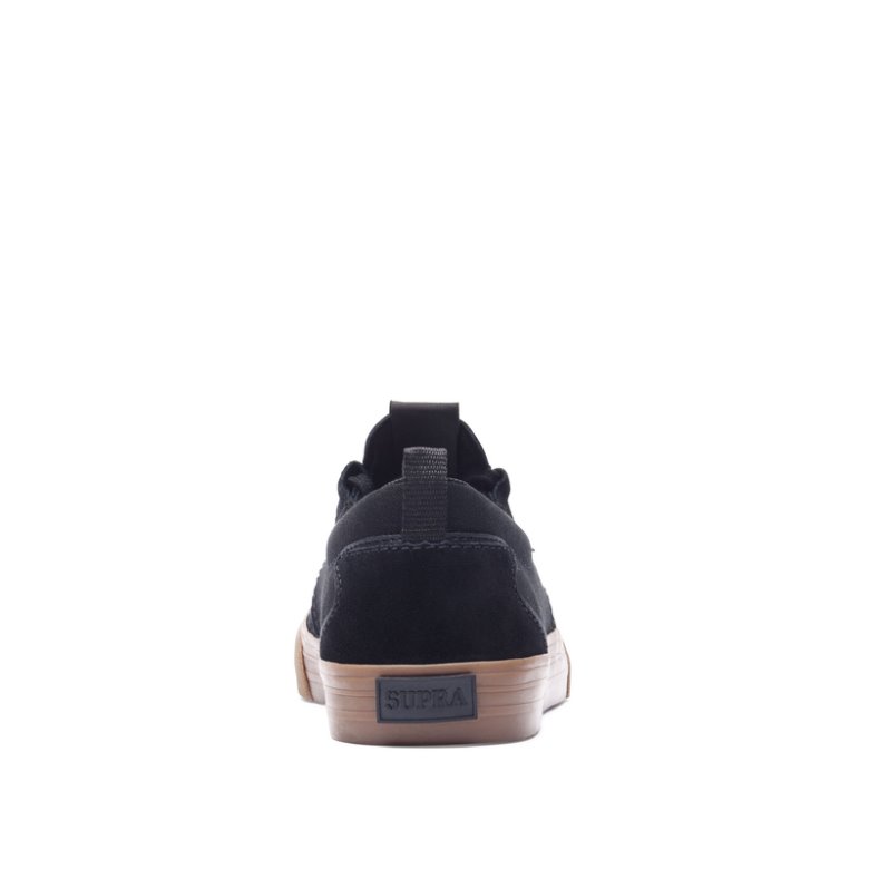 Supra Flow Skatesko Dame Svarte Svarte | CKQ1LTK