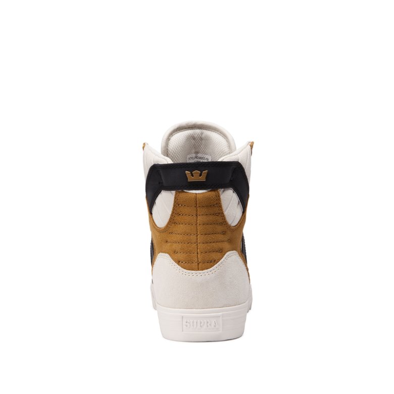 Supra Høye Skytop Sko Dame Beige | 47Y10CK