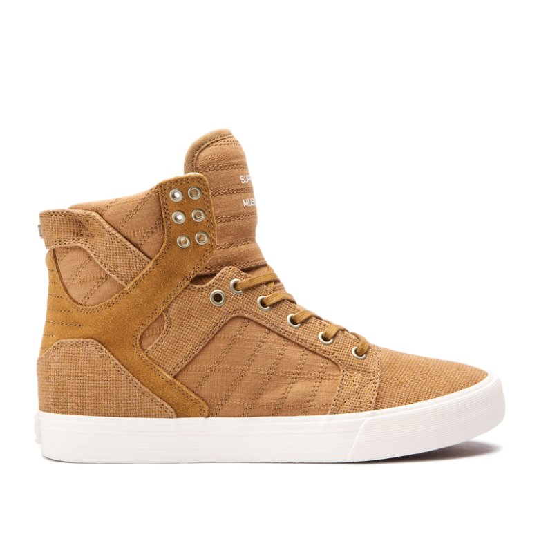 Supra Høye Skytop Sko Dame Brune | K2217JA