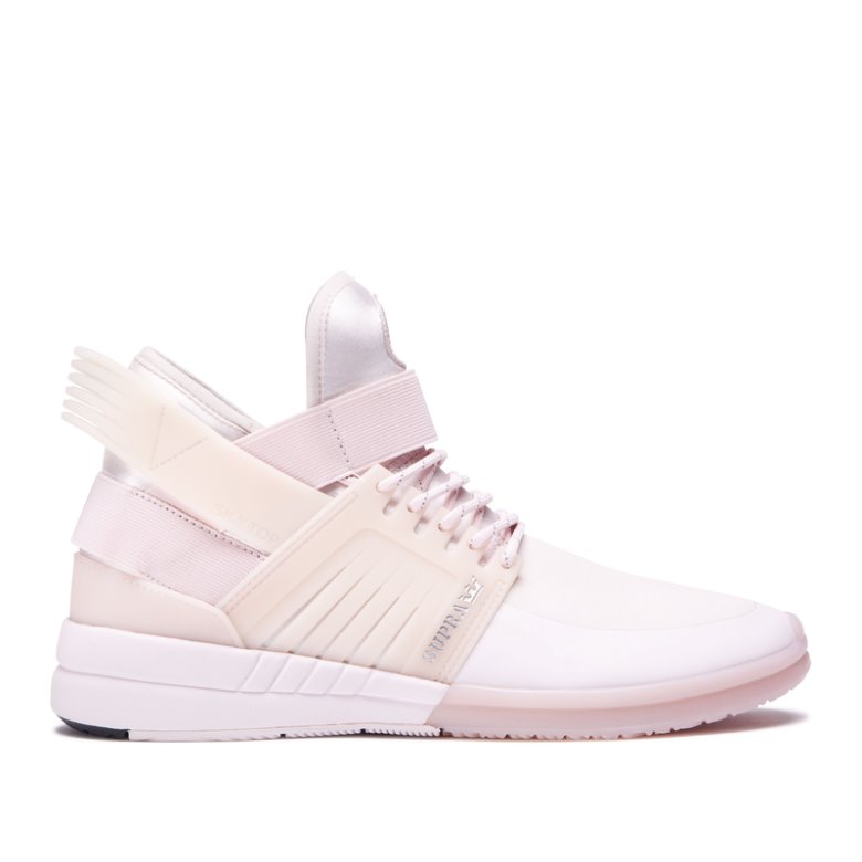 Supra Høye Skytop V Sko Dame Lyse Rosa | 5G3GV1E