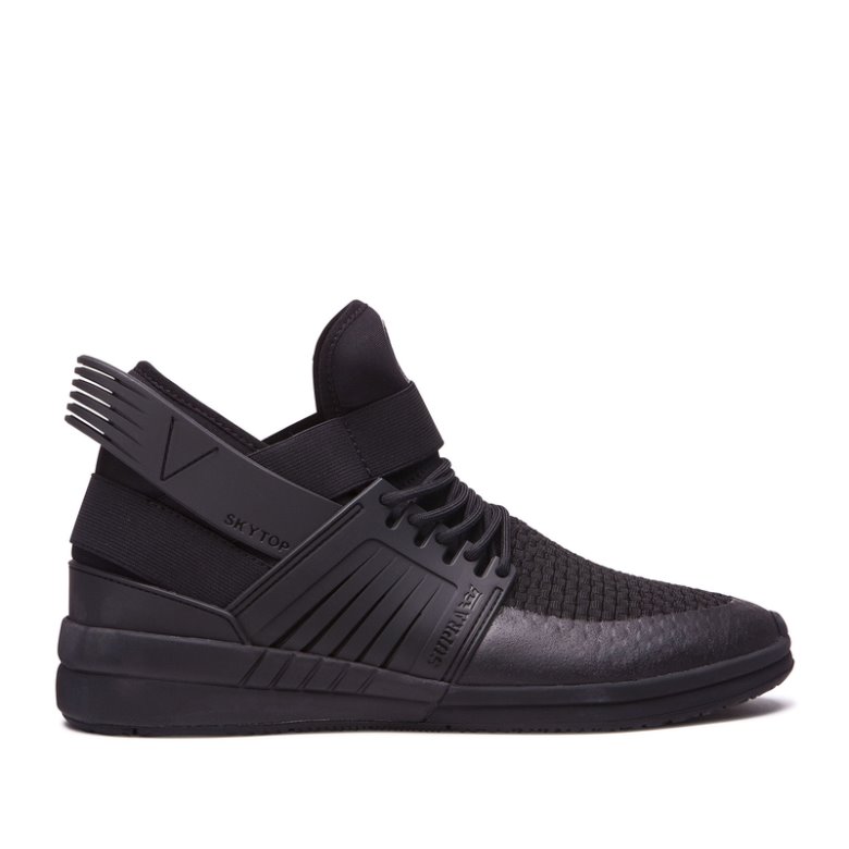 Supra Høye Skytop V Sko Dame Svarte | RS0587W