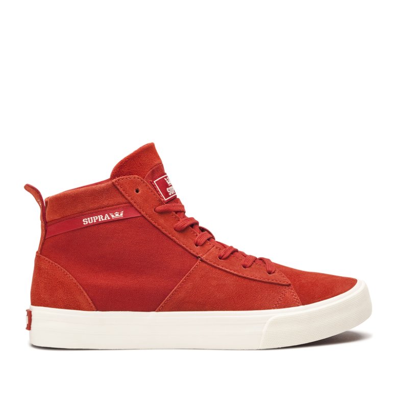 Supra Høye Stacks Mid Sko Herre Rød | EELD9W4