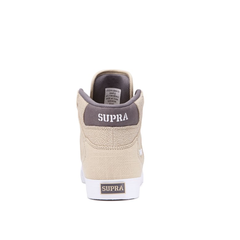 Supra Høye Vaider Sko Herre Beige | T3UK30S