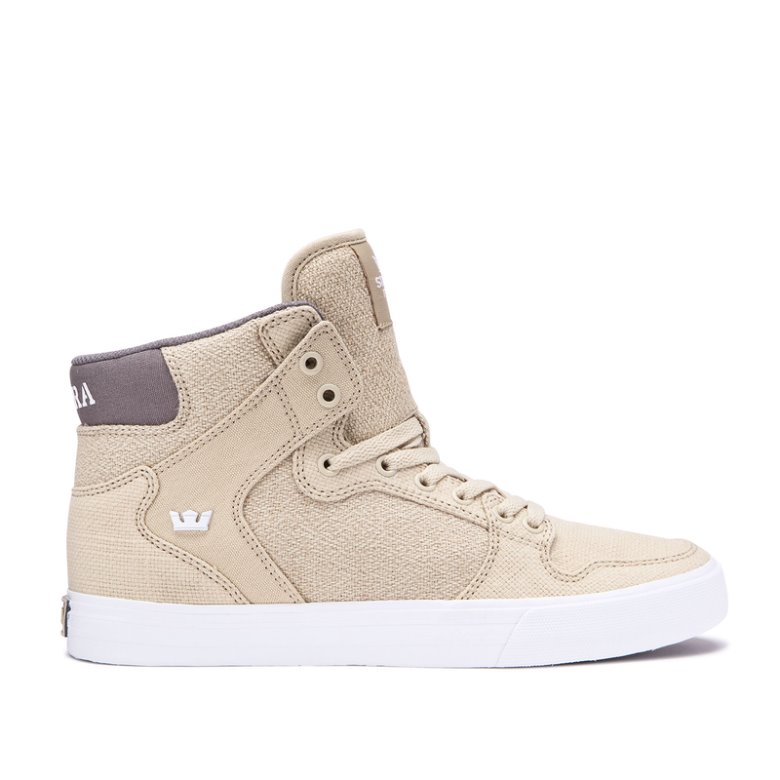 Supra Høye Vaider Sko Herre Beige | T3UK30S