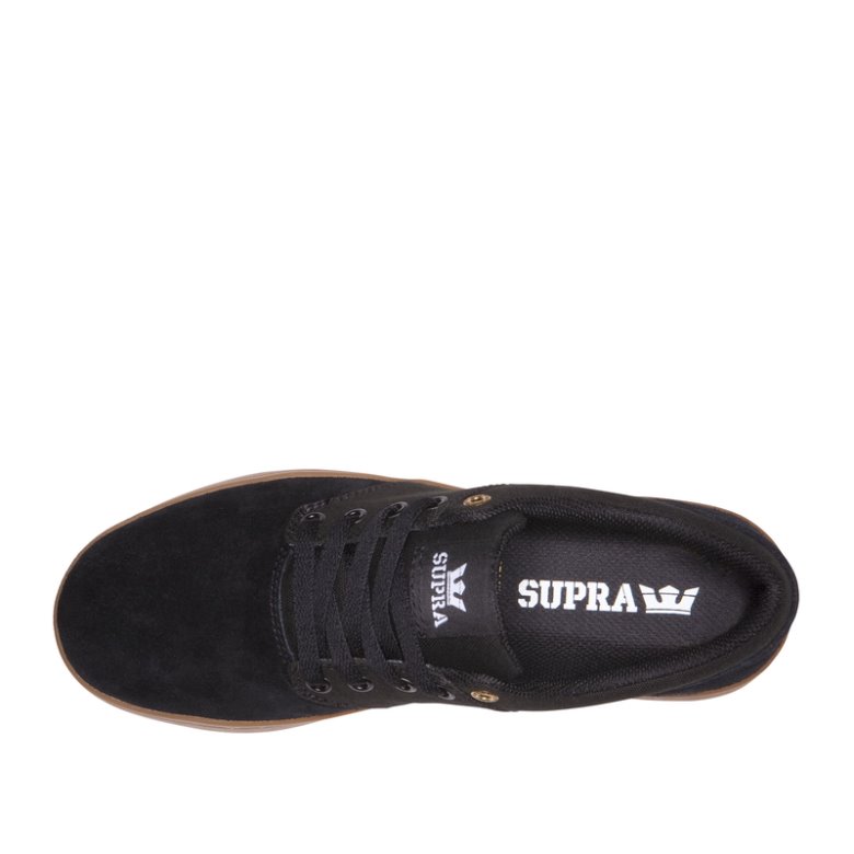 Supra Lave Chino Court Sko Herre Svarte Brune | QJI84WQ