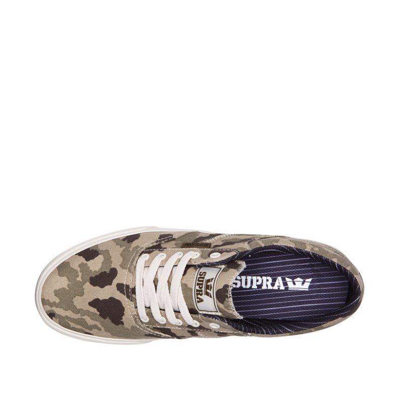 Supra Lave Cobalt Sko Dame Camouflage Svarte | DXNGRFC