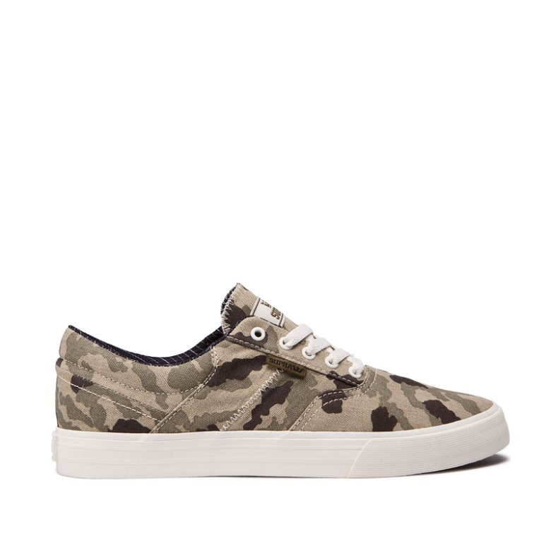 Supra Lave Cobalt Sko Dame Camouflage Svarte | DXNGRFC