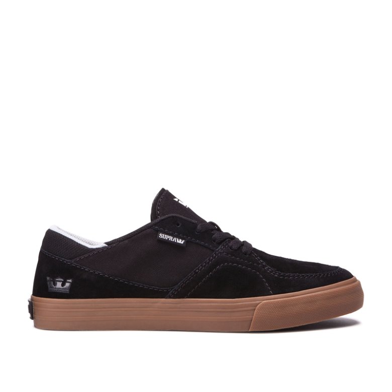 Supra Lave Melrose Sko Herre Svarte Brune | Y0UMWR5