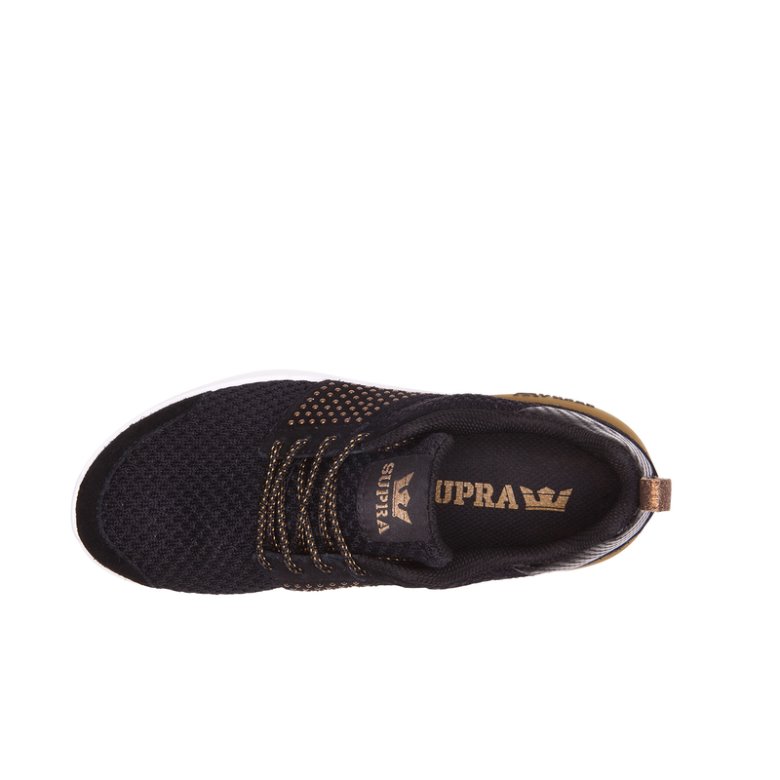 Supra Lave Scissor Sko Dame Svarte Brune | SXWJ33F