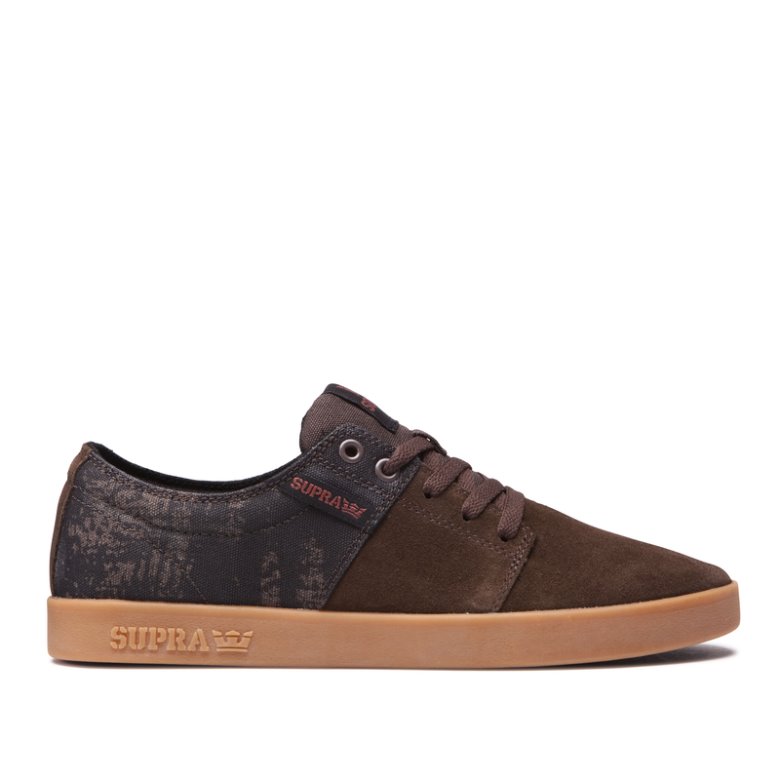 Supra Lave Stacks II Sko Dame Kaffe Brune | HJND5OF