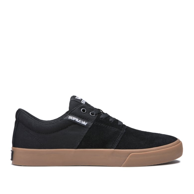 Supra Lave Stacks II Vulc Sko Dame Svarte Brune | 3CSUBJB