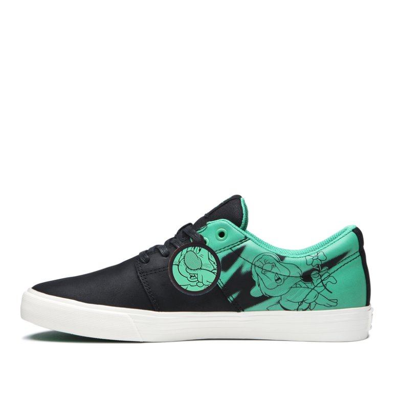 Supra Lave Stacks II Vulc Sko Dame Turkis Svarte | Z78W4SN