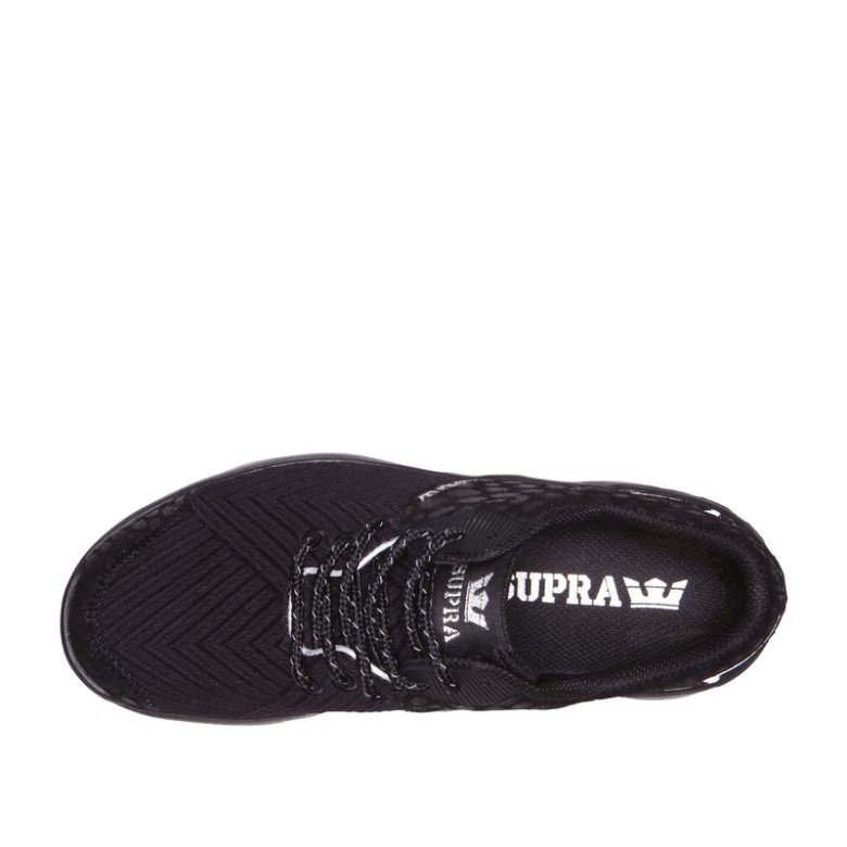 Supra Noiz Joggesko Dame Svarte | 1FZQMI3