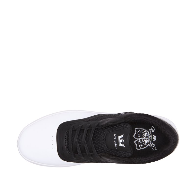 Supra Saint Skatesko Dame Svarte Hvite | 95LBUQ0