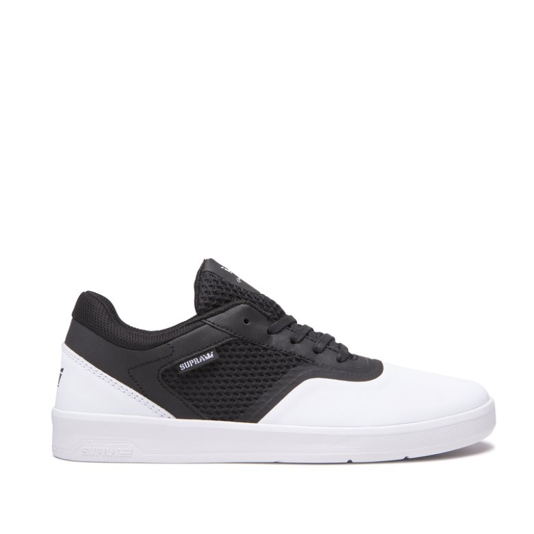 Supra Saint Skatesko Dame Svarte Hvite | 95LBUQ0