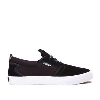 Supra Flow Skatesko Herre Svarte | 1L9CQYK