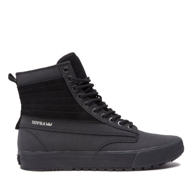 Supra Høye Graham CW Sko Dame Svarte | 3AQUS5Z