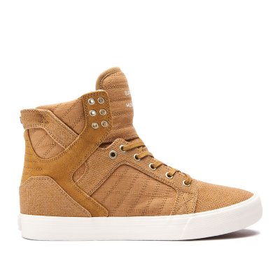 Supra Høye Skytop Sko Herre Brune | LC51Z1G