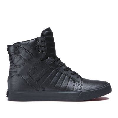 Supra Høye Skytop Sko Herre Svarte | U6T3U8J