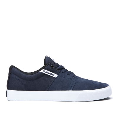 Supra Lave Stacks II Vulc Sko Dame Marineblå | P9609DF