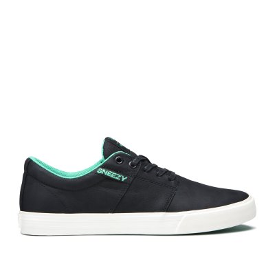 Supra Lave Stacks II Vulc Sko Dame Turkis Svarte | Z78W4SN