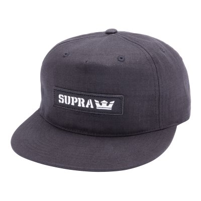 Supra Mark Patch Snap Caps Dame Svarte | QM4WGJU